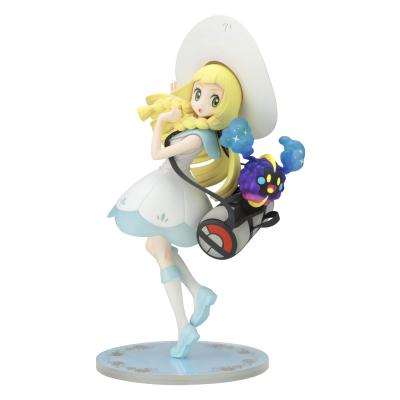 Officiële Pokemon Center ArtFXJ PVC Figure - Lillie & Cosmog 1/8 22cm